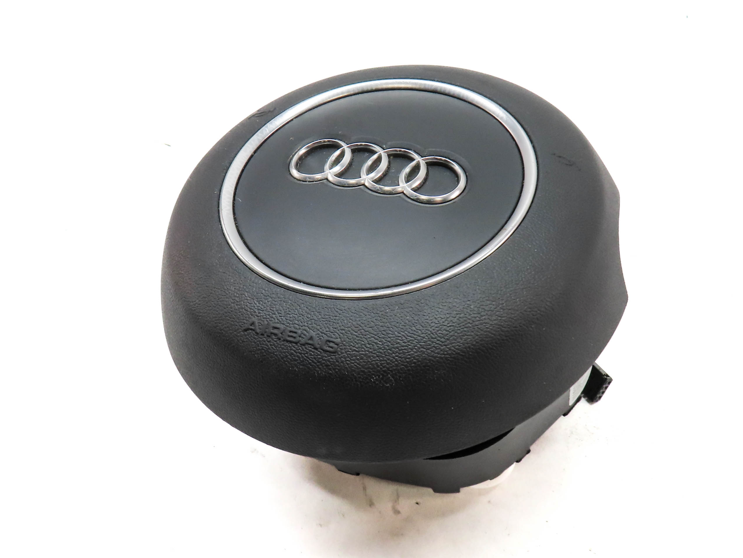 13-17 AUDI Q5 SQ5 (B8 8R) 3-SPOKE SPORT STEERING WHEEL AIRBAG AIR BAG (Black) — exact item pictured